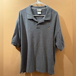 Walt Disney World Mickey Mouse Embroidered Grey Polo Shirt Size XL
